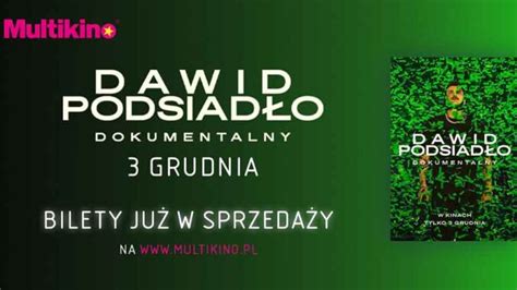 Dawid Podsiadło Dokumentalny w Multikinie Warsaw Now