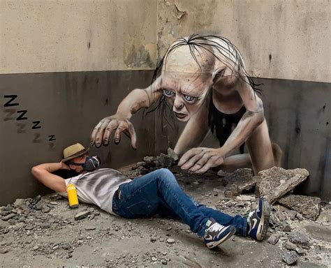 This Street Art By Scaf Oner R Pics