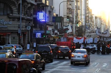 Liberaron El Corte En Corrientes Y Callao Tras Una Protesta