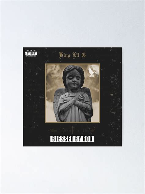 King Lil G Blessed By God Album Poster For Sale By