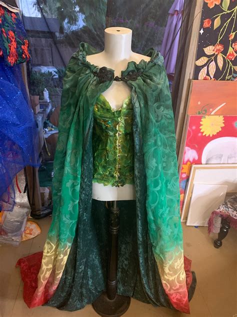 Partial Custom Made To Order Poison Ivy Cape And Corset No Gloves Ivy