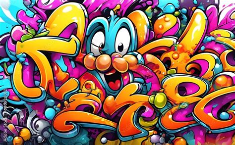 Cartoon Graffiti Wallpaper Cartoon Graffiti Background Cartoon