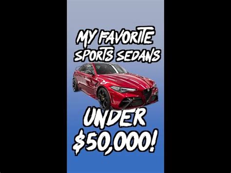 The BEST Sports Sedans Under 50 000 YouTube