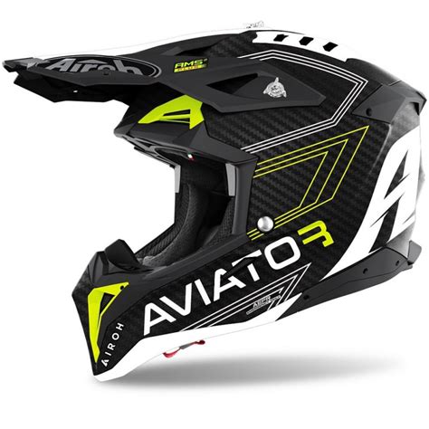 CASCO AVIATOR 3 PRIMAL YELLOW MATT AIROH Taglia Int S