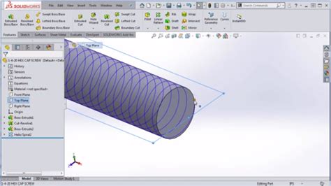 How To Make Threads In SOLIDWORKS Basic And Custom