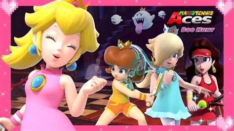 💗 Mario Tennis Aces Boo Hunt Peach Gameplay 💗 Youtube