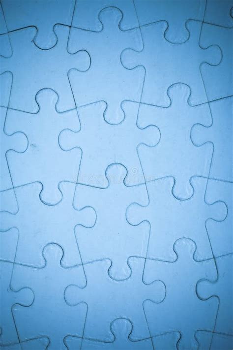 Blue Jigsaw Puzzle Background Stock Image Image Of Jigsaw Form