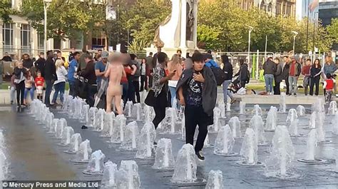 Manchester Mob Beat Cowering And Screaming Naked Man Daily Mail Online