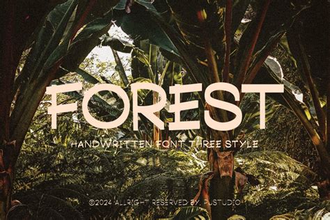 Forest Family Font | pustudionet | FontSpace