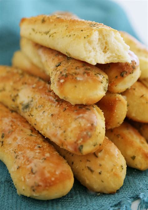 Fluffy Garlic Butter Breadsticks The Comfort Of Cooking