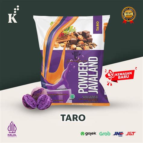 Jual Bubuk Minuman Bubble Powder Drink Rasa Taro ORIGINAL Javaland 1kg