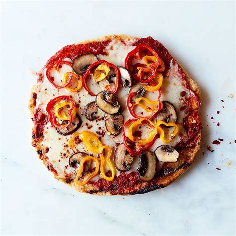 Grilled Mushroom And Pepper Pizzas Recipes Ww Usa Recept Gegrilde