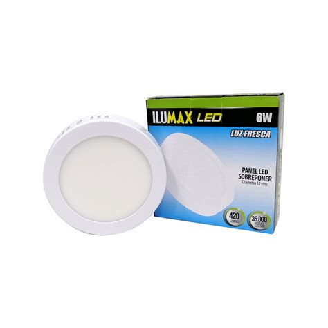 Panel Led W Sobreponer Cuadrado Luz Fresca Cm Ilumax