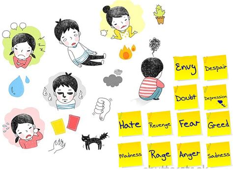 cliparts negative emotions - Clip Art Library