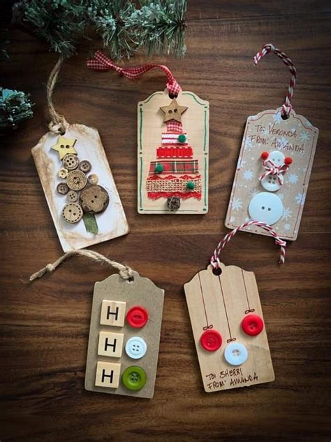 Pin By Diane Hebdon On Easy Christmas Crafts Christmas Tags Handmade