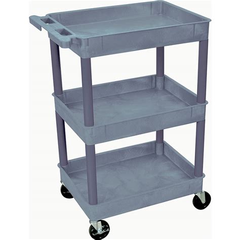 Plastic Utility Cart – 3 Shelves, Detailing Supplies: Sid Savage, Inc