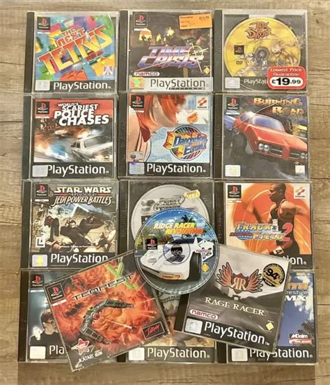 PLAYSTATION 1 PS1 Game Bundle Joblot X 15 Discs Rare Temptrest 3 Rage