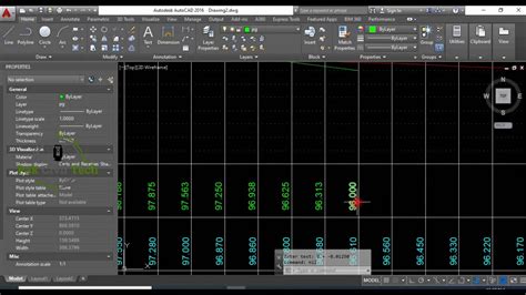 How To Create Profile And Design Line In Autocad By Lisp Youtube