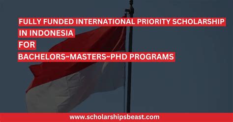 International Priority Scholarship Ips In Indonesia