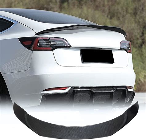 Amazon JCING Model Y Rear Spoiler Wings Carbon Fiber For Tesla