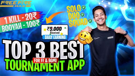 Top Best Tournament Apps For Free Fire Bgmi Ff Tournament App