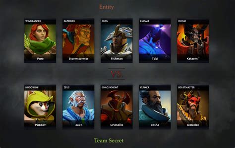 Secret Vs Entity Match On Dpc Eu Tour Dota