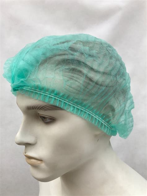 Bouffant Cap Hair Net Head Cover Non Woven Mob Cap Disposable Clip Cap