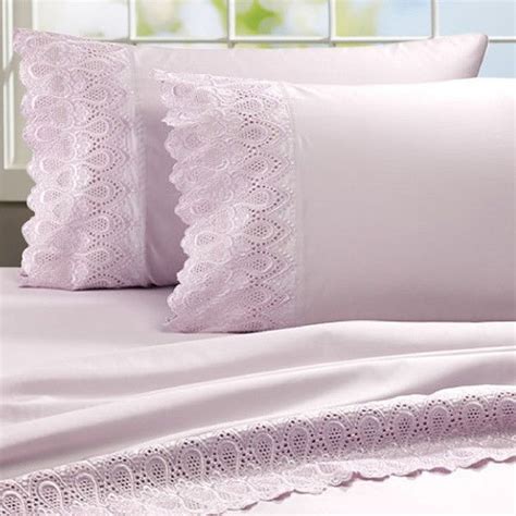 600 Thread Count Luxury Lace Sheet Set Lace Sheets Bed Sheets Bed