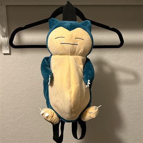 Snorlax Backpack🥹 Super Spacious Pokémon Mini Backpack Depop