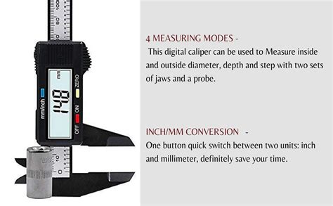 Digital Caliper Adoric Calipers Measuring Tool Electronic