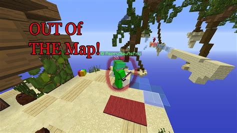 Getting Out Of The Map In Stick Fight Mlg Rush On Bedwars Practice