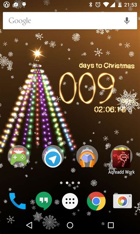 Christmas countdown live wallpaper | Days to christmas, Christmas ...