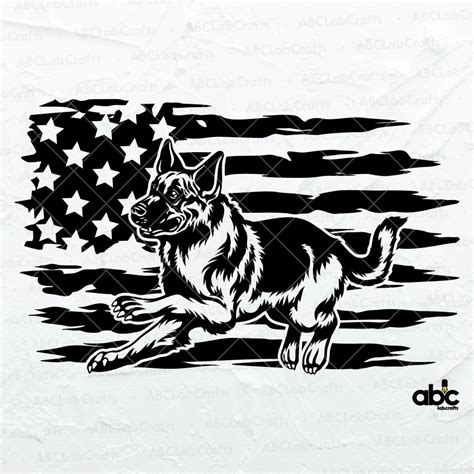 Attack Dog Svg File K9 Unit Svg Us Attack Dog Svg K9 Shirt K9 Clipart