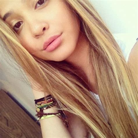 Stella Hudgens Blonde Hair