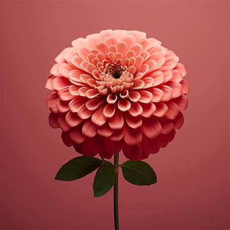 Premium AI Image Lifelike Zinnia Minimal Retouching In Micro