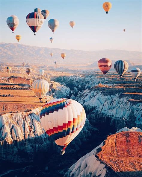 Cappadocia Turkey In Hot Air Balloon Nature Iphone Xs Max Hd