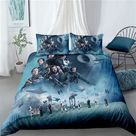 Housse De Couette Star Wars Parure De Lit Pi Ces Housse De Couette