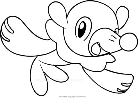 Pokemon Popplio Coloring Page Pokemon Drawing Easy | Sexiz Pix