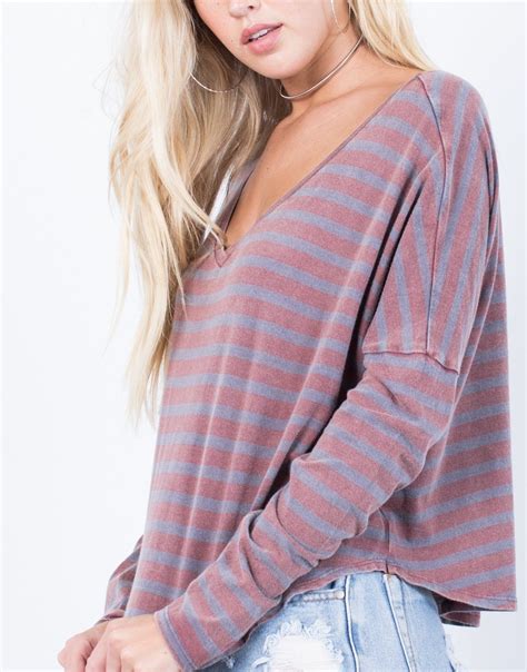 Oversized Striped Top Striped Top Striped Tops Women Tops