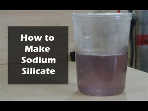 How To Make Sodium Silicate Water Glass YouTube