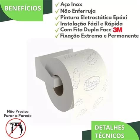 Portarollo de papel higiénico de pared MetalCromo Master Slim Dupla