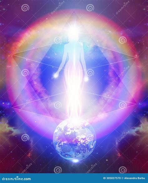 Spiritual Energy Healing Earth Merkaba Dna Cosmic Power Divine Connection Conscience