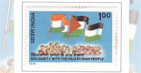 When India Released A Stamp In Solidarity With The Palestinian People