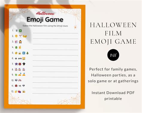 Halloween Emoji Quiz, Halloween Emoji Game, Halloween Movies Game, Halloween Party Games ...