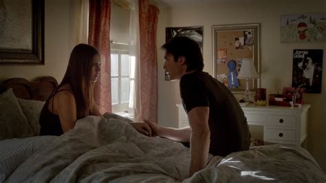 Tvd X Damon Takes Elena Home And Tells Her About The Cure Delena