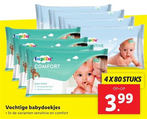 Vochtige Babydoekjes Aanbieding Bij Lidl