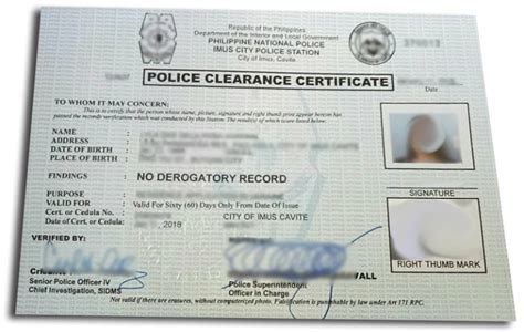 How To Get A Police Clearance In Imus City Philippines Life Love