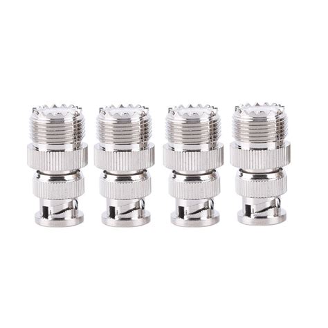 BNC Male Plug To SO239 UHF PL 259 Jack RF Female Coaxial Adapter Cable