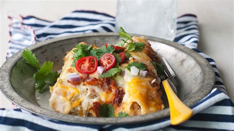 Chicken Bacon Ranch Enchiladas