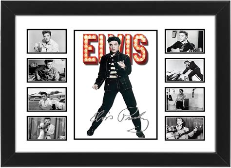 Elvis Presley Collage Poster Signed Autographed Collage Photo